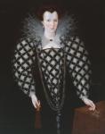 Portrait of Mary Rogers, Lady Harington 1592 by Marcus Gheeraerts II